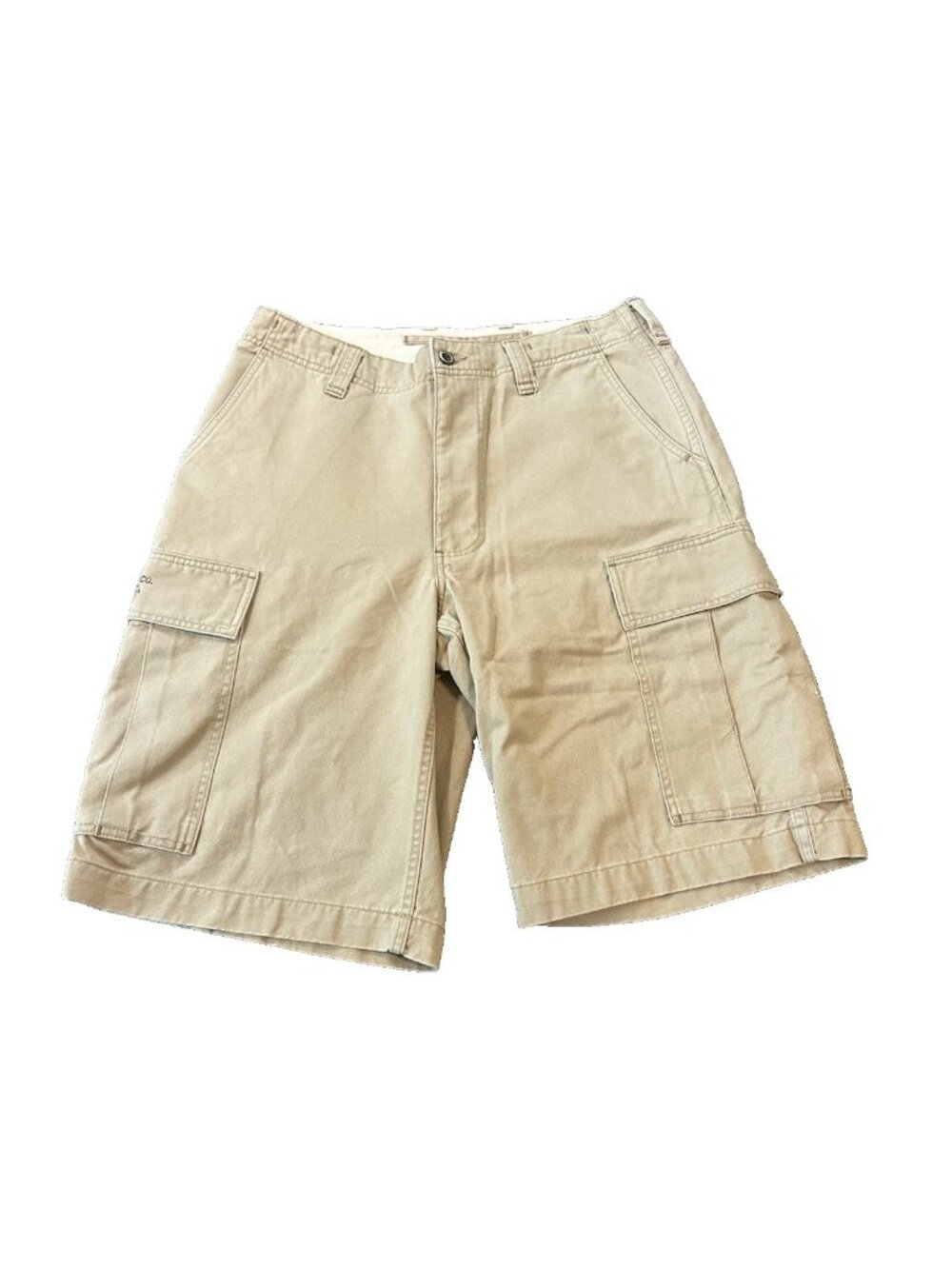 Vintage Polo Jeans Co Ralph Lauren Cargo Shorts Mens 34 Khaki‎ Military Logo Y2K
